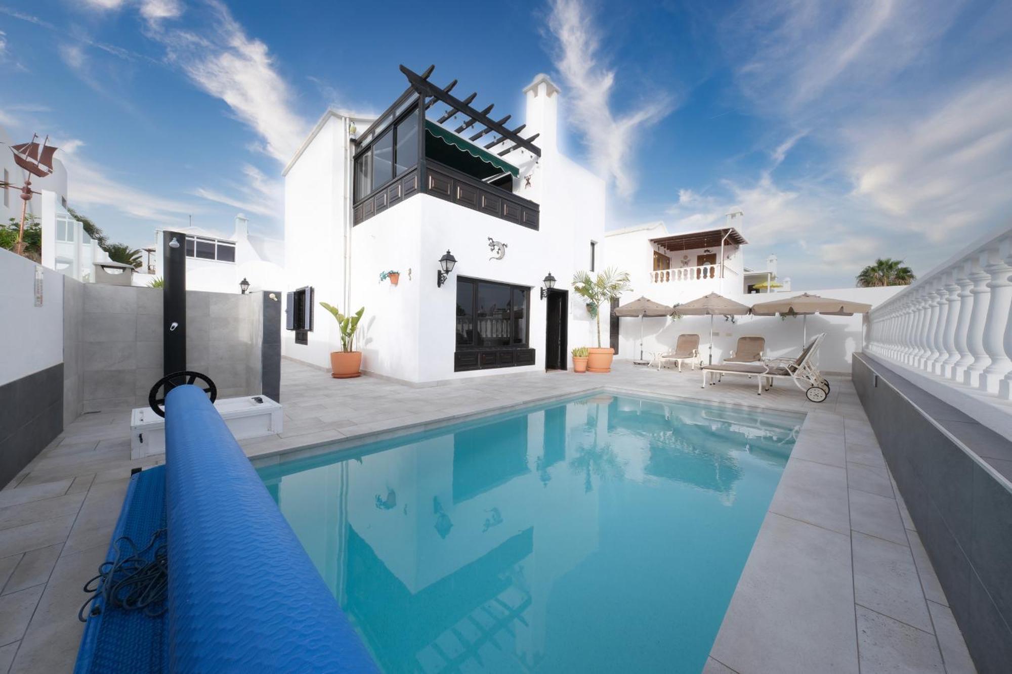 プエルト・デル・カルメン Casa San Valentin Con Piscina Privadaヴィラ エクステリア 写真