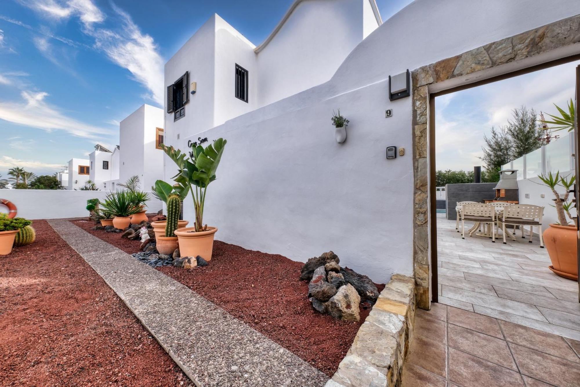 プエルト・デル・カルメン Casa San Valentin Con Piscina Privadaヴィラ エクステリア 写真